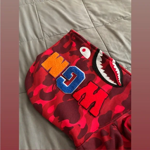 Red bapsta hoodie